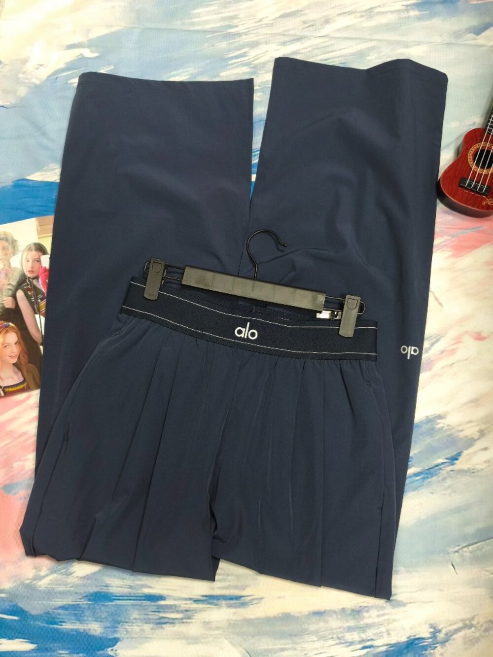 NWT ALO Yoga Navy Blue Suit Up Trouser (Regular) - Perfect Straight Leg Pants😍 - Picture 5 of 6